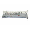 thumbnail image 1 of 45" White NYC Daylight Skyline Lumbar Decorative Pillow, 1 of 3