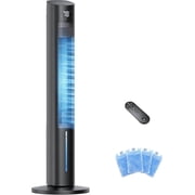 45" Windowless Portable Evaporative Air Cooler, 3 Speeds, 4 Modes, 4L Tank, 12-Hour Timer, 120  Oscillation, Remote Control