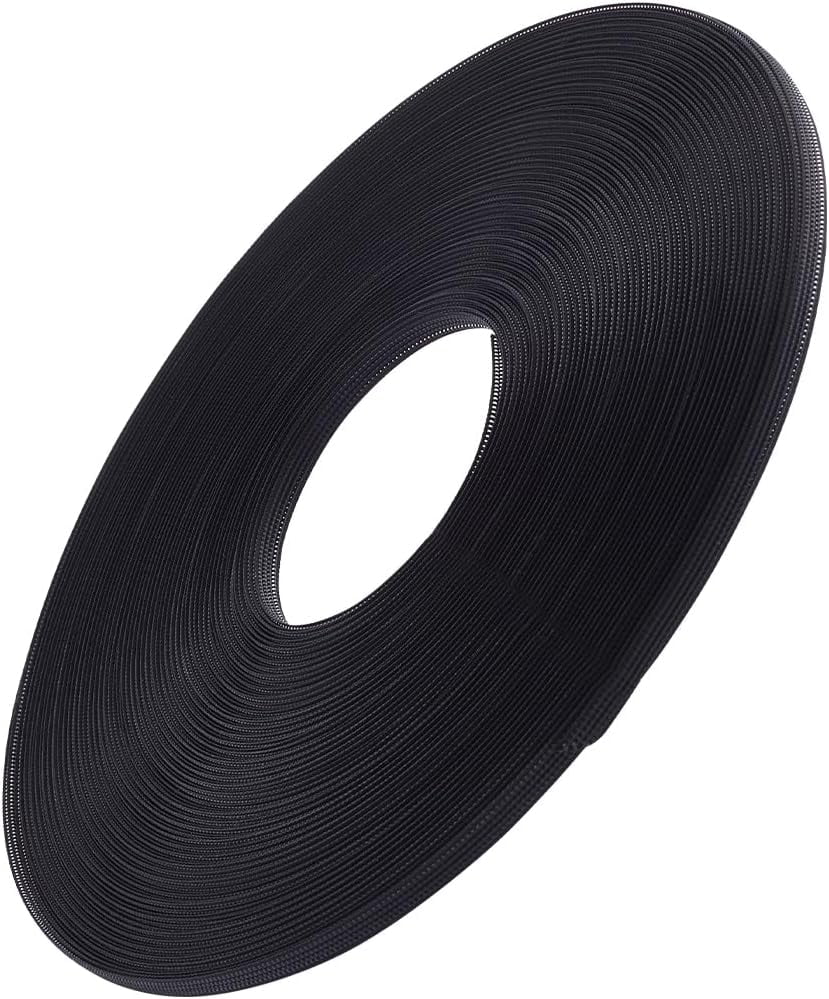 45 Yards 6mm High Density Polyester Boning for DIY Sewing Black Sew ...