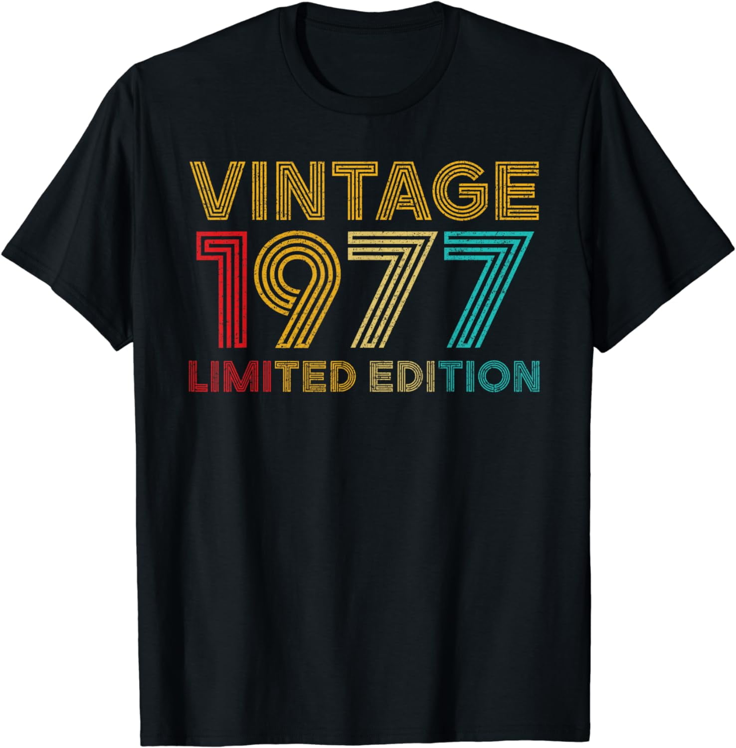 45 Years Old Vintage 1977 Limited Edition 45th Birthday T-Shirt ...