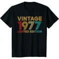 thumbnail image 1 of 45 Years Old Vintage 1977 Limited Edition 45th Birthday T-Shirt, 1 of 3
