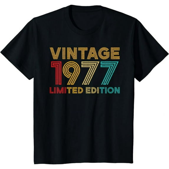 45 Years Old Vintage 1977 Limited Edition 45th Birthday T-Shirt