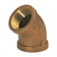 thumbnail image 1 of 45 deg Lead Free Threaded Brass Elbow  0.75 in., 1 of 1