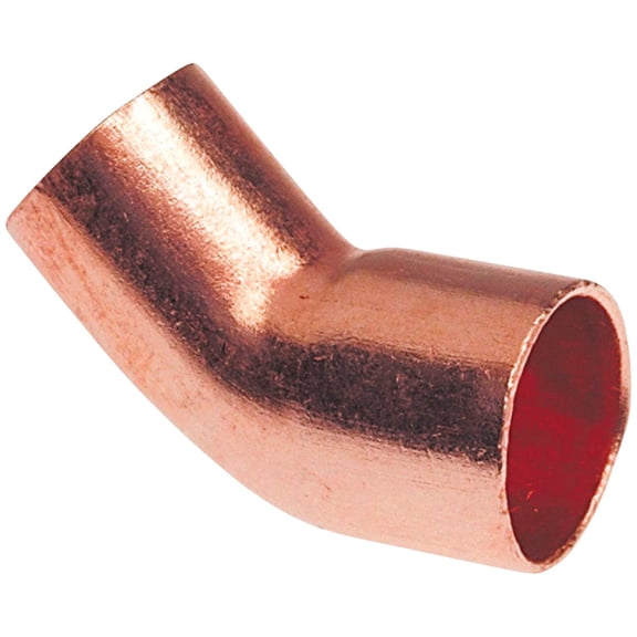 Elkhart 45 Degree Street Elbow Copper Fitting - 1 In. Bronze