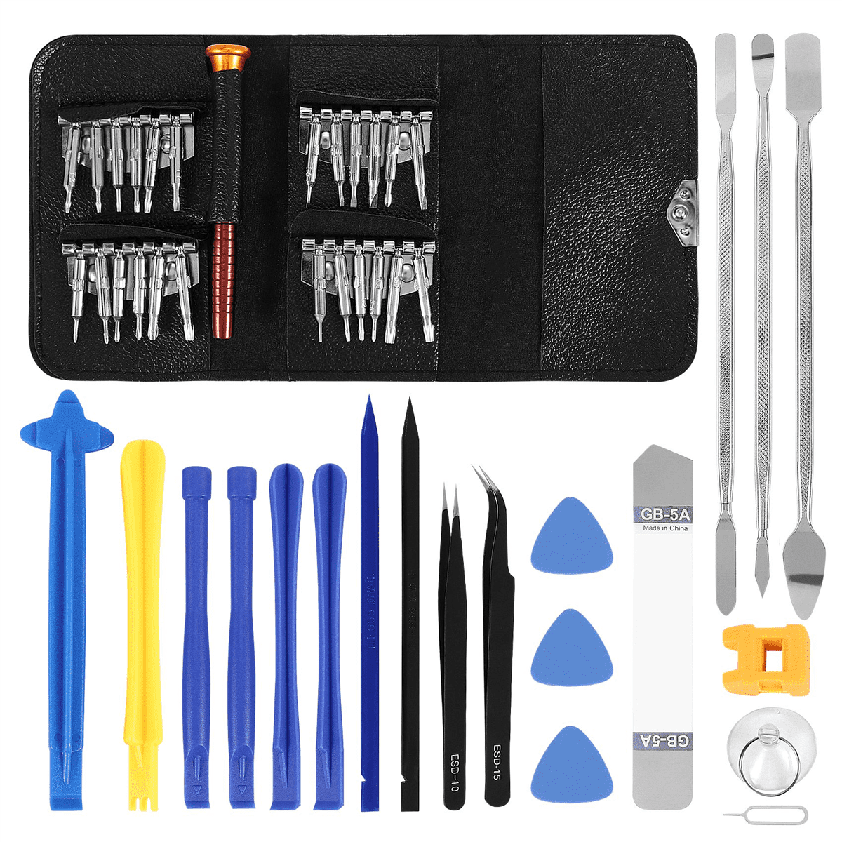 45 in 1 Opening LCD Screen Cell Phone Repair Tools Kit for Laptop Watch Glasses