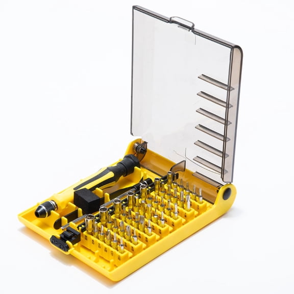 45-in-1 Precision Screwdriver Set Electronics Repair Tool Kit With Cr-V Steel Bits Tweezers Extension Bar For Phone PC Camera