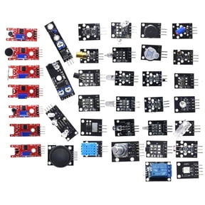 45 in 1 Sensor Modules Kit for Arduino UNO R3 Mega 2560 with Premium Metal Case for STEM Learning and Advanced Projects