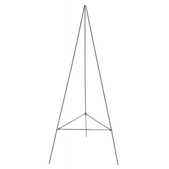 45 in. Holiday Bright Lights Easel Wreath Stand, Black