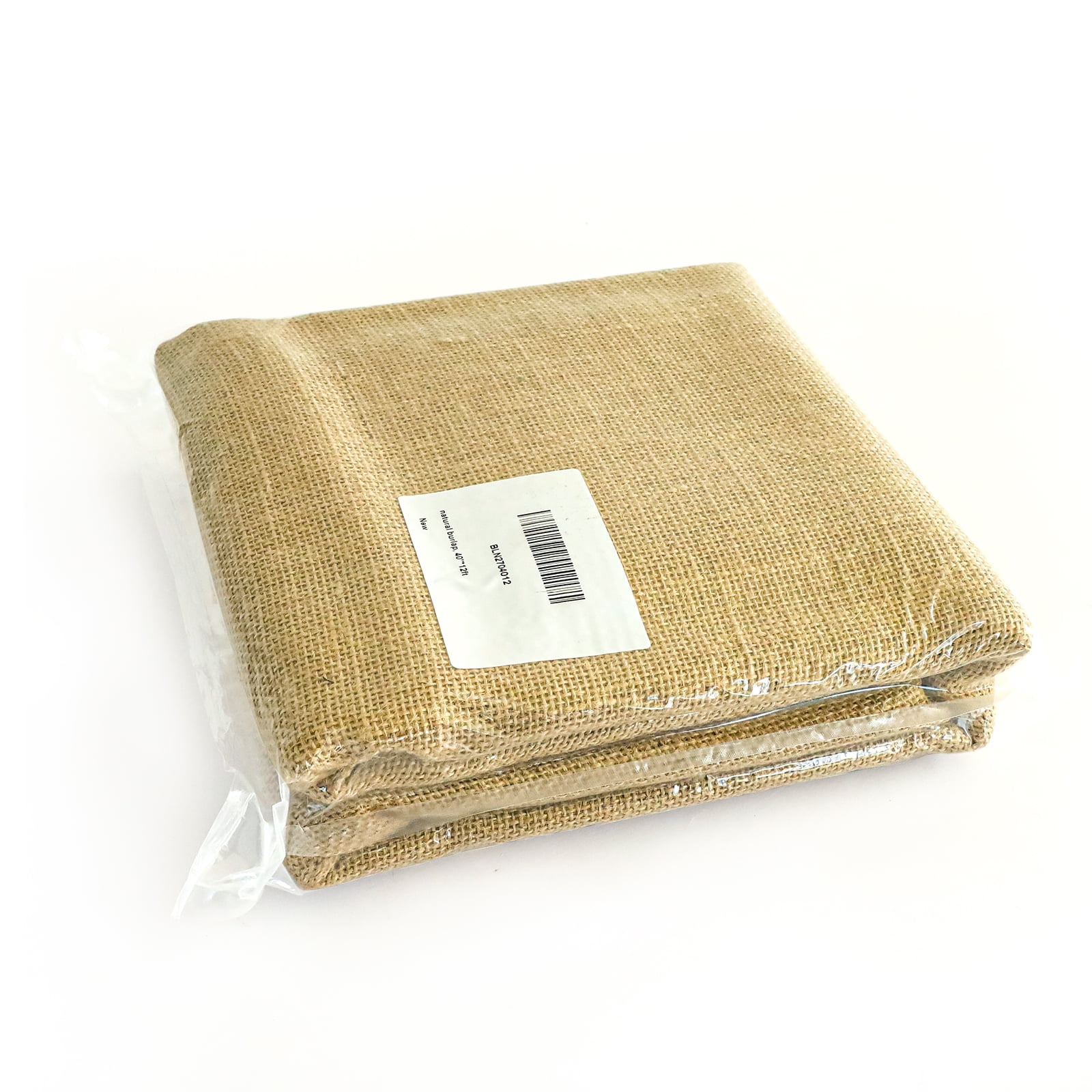 45 in. x 15 ft. Gardening Burlap Roll Natural Burlap Fabric for Weed