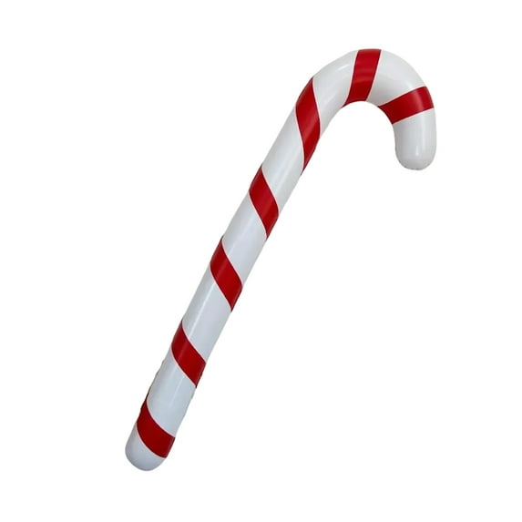 45-inch Giant Inflatable Candy Cane, Outdoor Christmas Decorations, Christmas Decorations Outdoor, Large-scale Holiday Lawn Decor