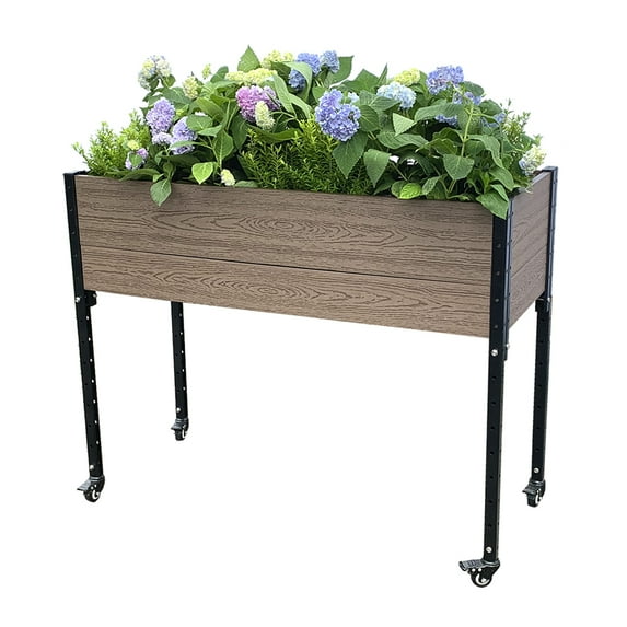 45-inch Urban Mobile Garden Wood Texture/ Brown