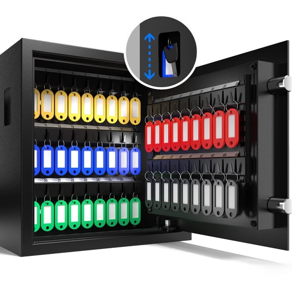 45-keys Key Lock Wall Mount Safe