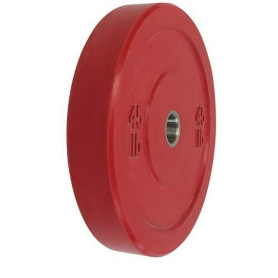 45 lbs. Bumper Plate in Red - Set of 2