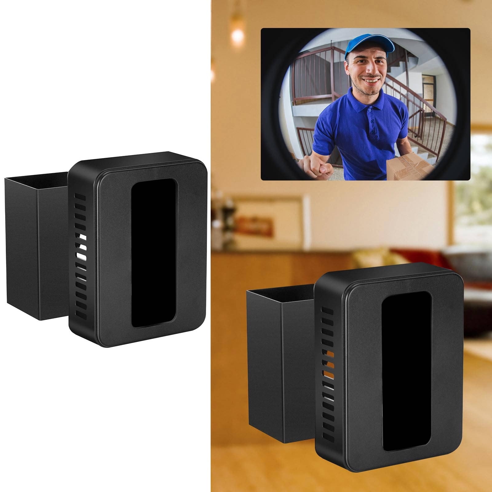 Up to 45% off! Skegnu Anti-theft Video Doorbell Bracket Is Most Video Doorbells, And Mounting Bracket Accessories Are Applicable To Houses Without Drilling on Clearance