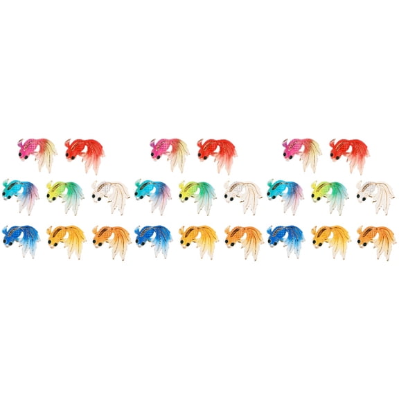 45 pcs  Fish Decor Creative Micro Landscape Fish Tank Fish Adornment Fish Model