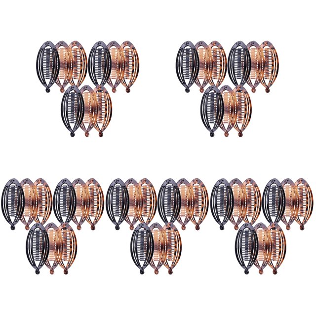 45 pcs Hair Comb Clips Banana Clips Hair Teeth Clamps Curly Hair
