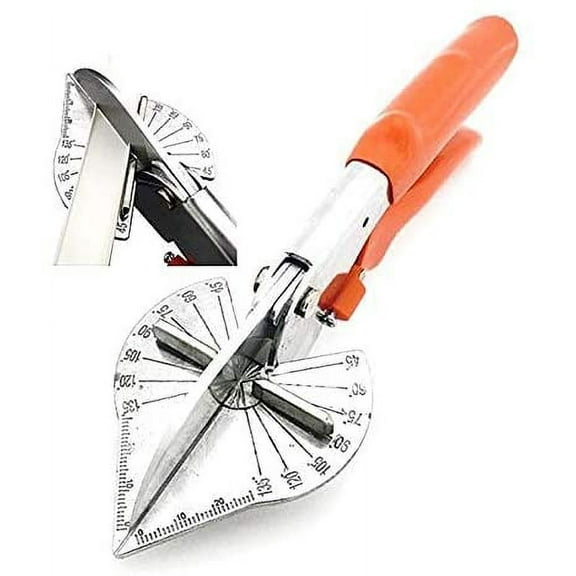 45 to 135 Degrees for Versatile Cuts Angle Adjustable Miter Scissors