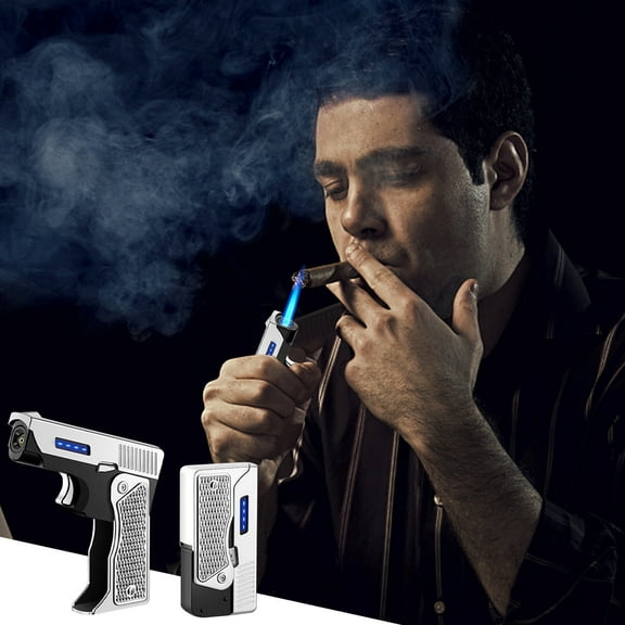 tumgatte -purpose Lighter Can Be Inflated and Recharged Into The Lighter Direct Injection Flameproof Outdoor Barbecue Kitchen Baking Lighter Up to 65% off