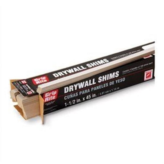 45 x 1.5 in. Drywall Shims, Pack of 100
