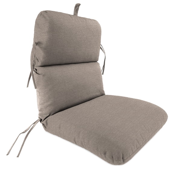 45" x 22" Rectangular Outdoor Chair Cushion with Ties and Hanger Loop