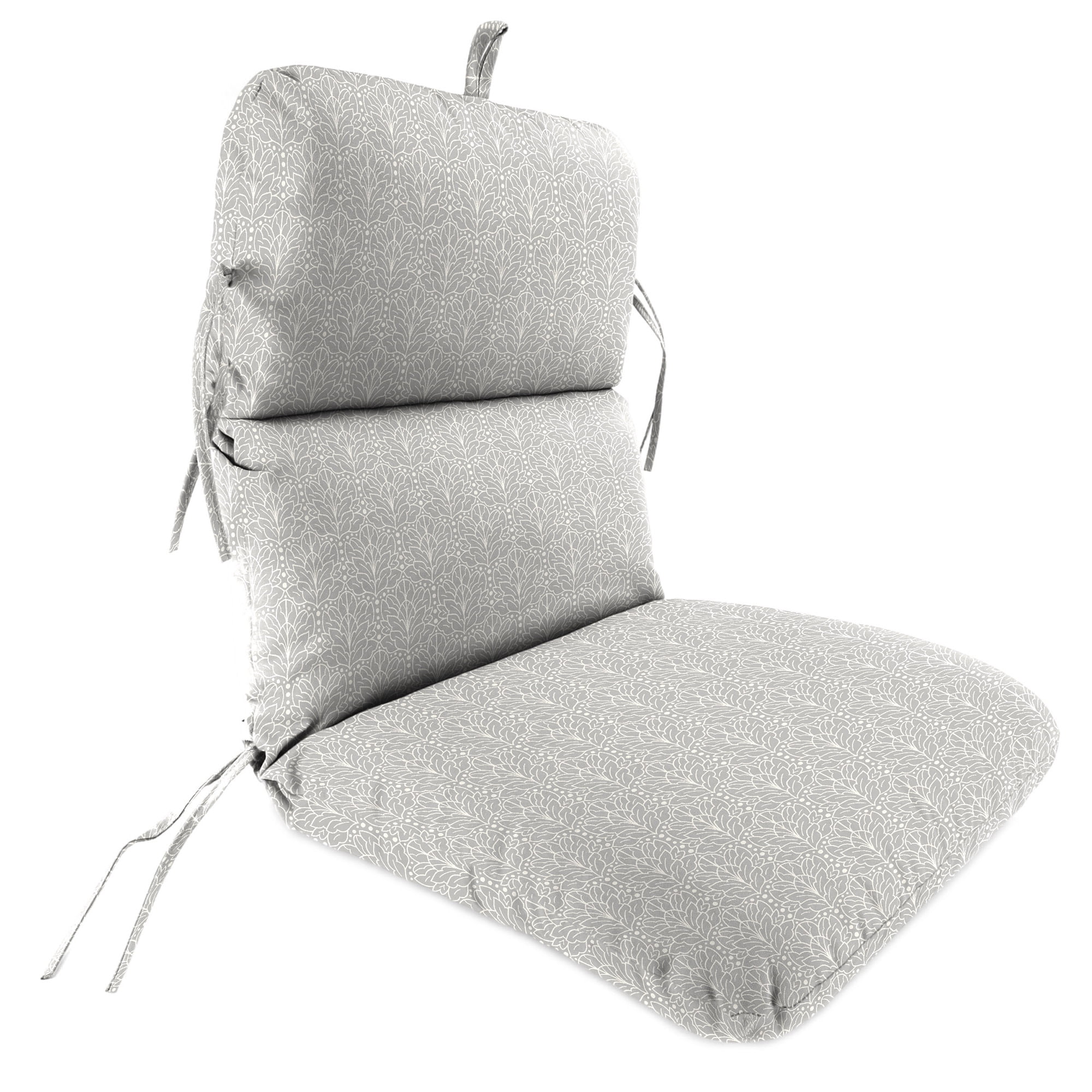 45" x 22" Rectangular Outdoor Chair Cushion with Ties and Hanger Loop
