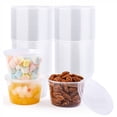 thumbnail image 1 of [450 Count] 16oz Plastic Deli Food Storage Containers with Lids - Round Containers Perfect for Food Storage, Portion Control, Meal Prep, Organization, Liquids, Travel, Home, 1 of 7