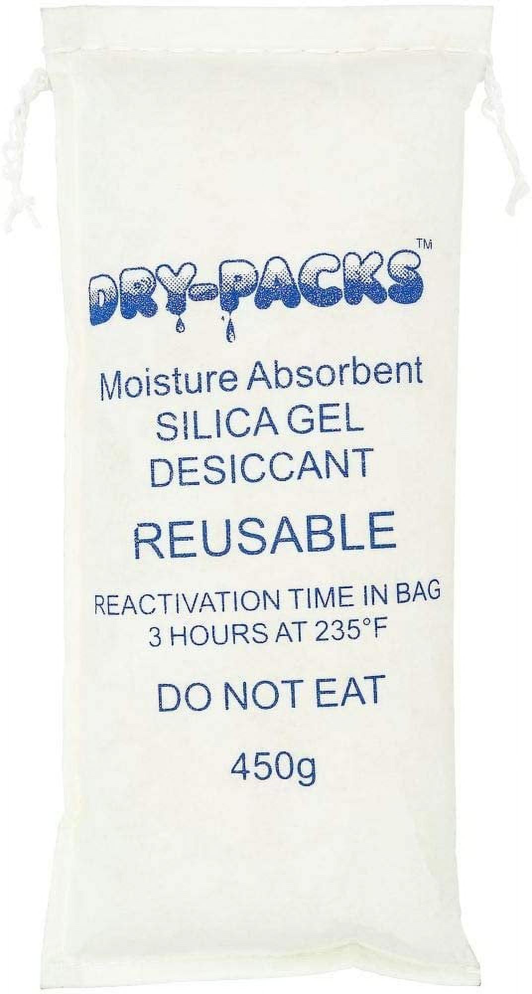 450 Gram Reusable Reactivatable Cotton Bag Silica Gel Desiccant