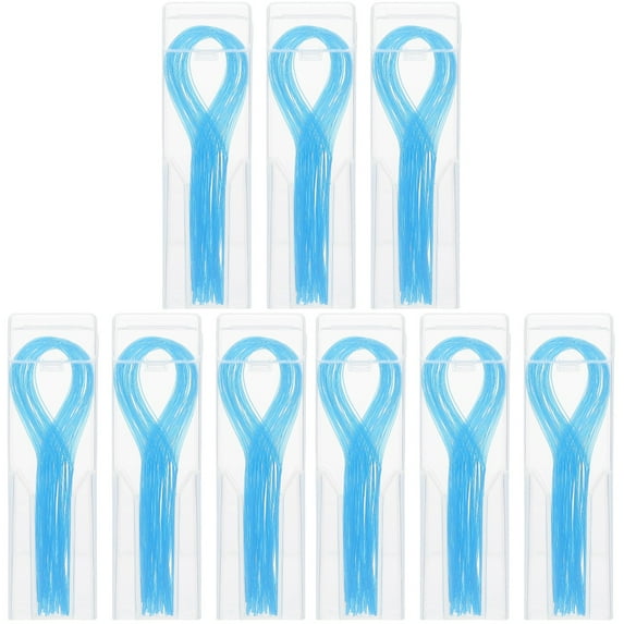 450 Pcs Dental Floss Orthodontic Flossers Home Crowns Gum Threader Material Super Braces Brackets Bridges Threaders