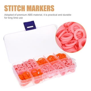 Otylzto 500pcs Assorted Colors Safety Pins Quick Locking Stitch  Markers,Knitting Markers Crochet Markers Locking Stitch Markers Knitting  Place Markers Stitch Needle Clip Crochet Clips 