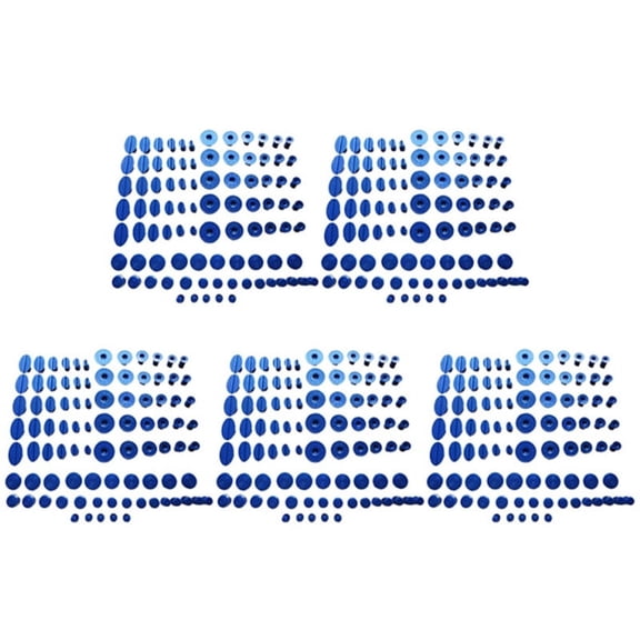 450 Pcs Puller Tabs Paintless Dent Repair Tabs Glue Pulling Tabs Kit for Small Dent