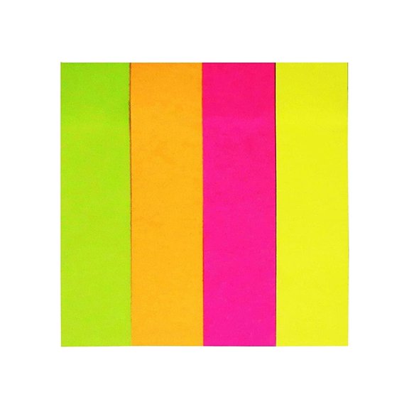 450 Sticky Notes (3 Mix Colors-150 Sheets Each Color Size -1 X 3 Inches) | Bookmarks Sticks Notes