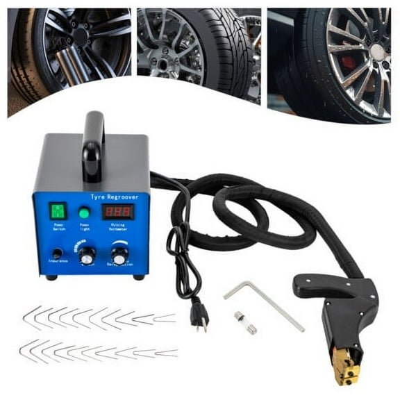 450 Watt Truck Tire Groover Rubber Regroover Cutter Grooving Machine w/ Blades