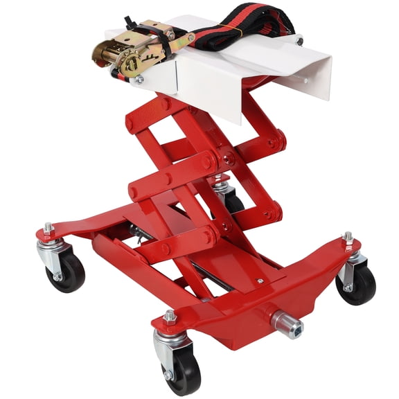 450 lb Automotive Workbench - Heavy-Duty Steel, Adjustable Tilt Saddle & Swivel Casters for Transmissions/Gas Tanks