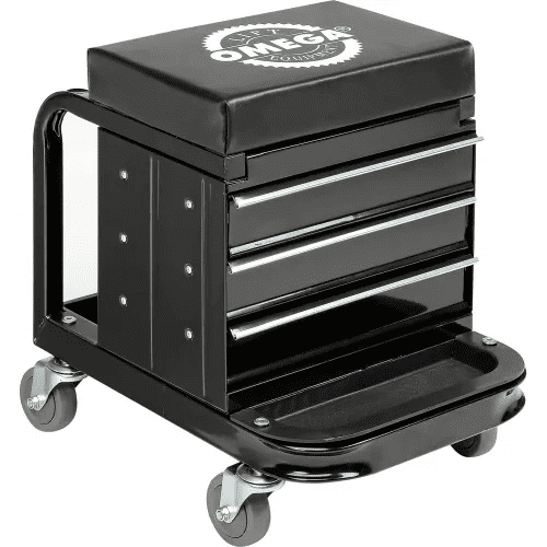450 lbs. Creeper Seat Tool Box