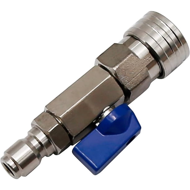 4500 PSI High Pressure Washer Ball Valve Kit 3/8 Inch Quick Connect for