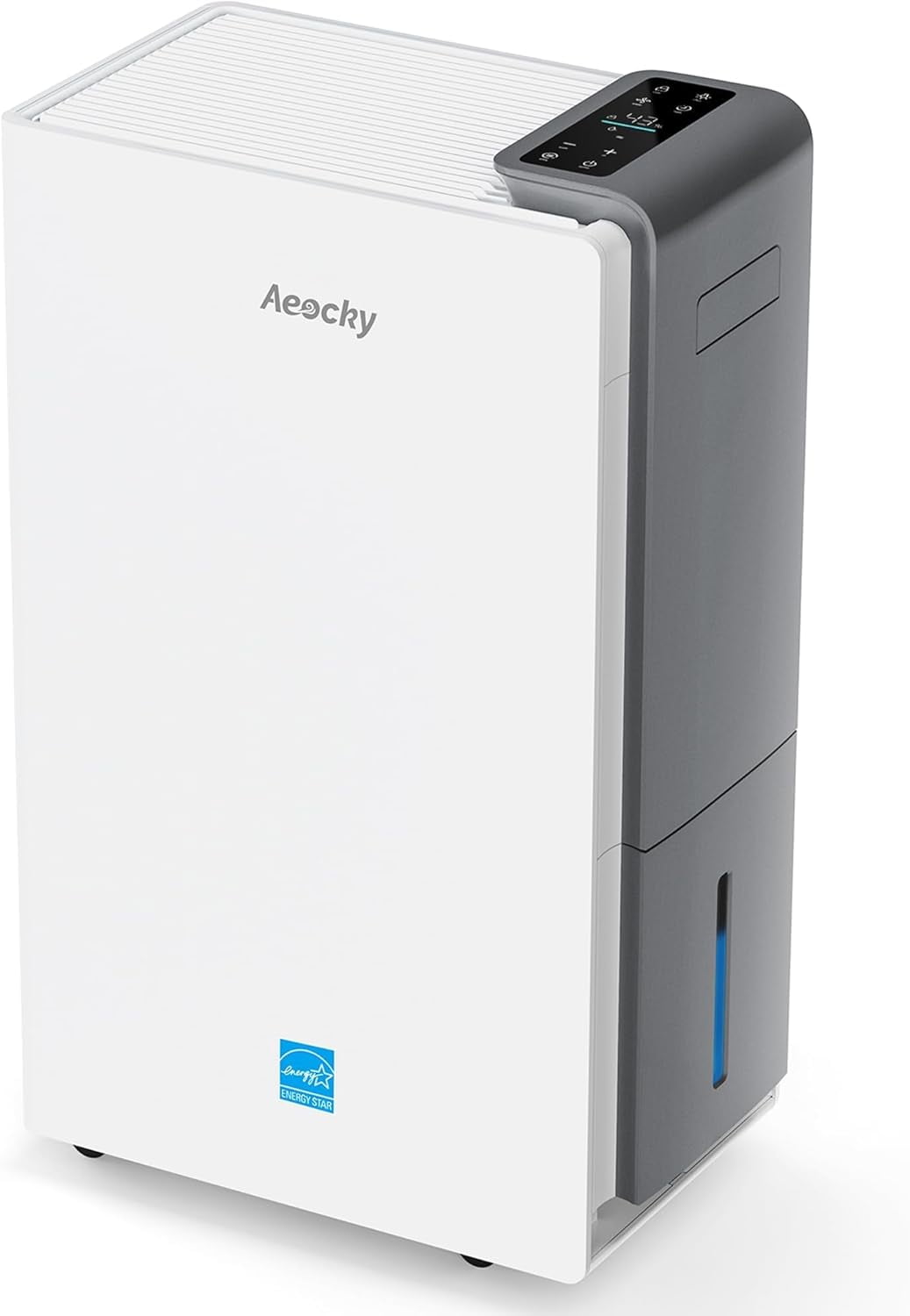 4500 Sq. Ft. White and Gray Energy Star Dehumidifier with Humidistat