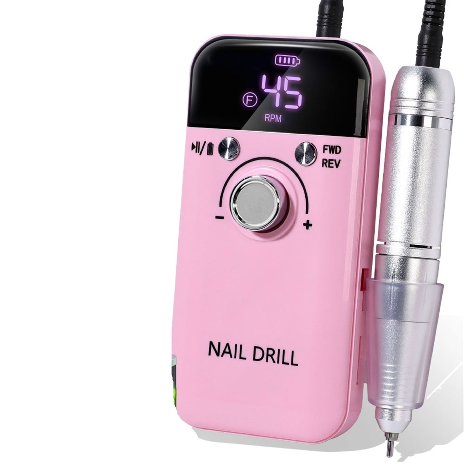 45000RPM Electric Nail Drill Machine Professional Nail Drills for Gel Nails Polish Low Noise Rechargeable  Portable Nail File