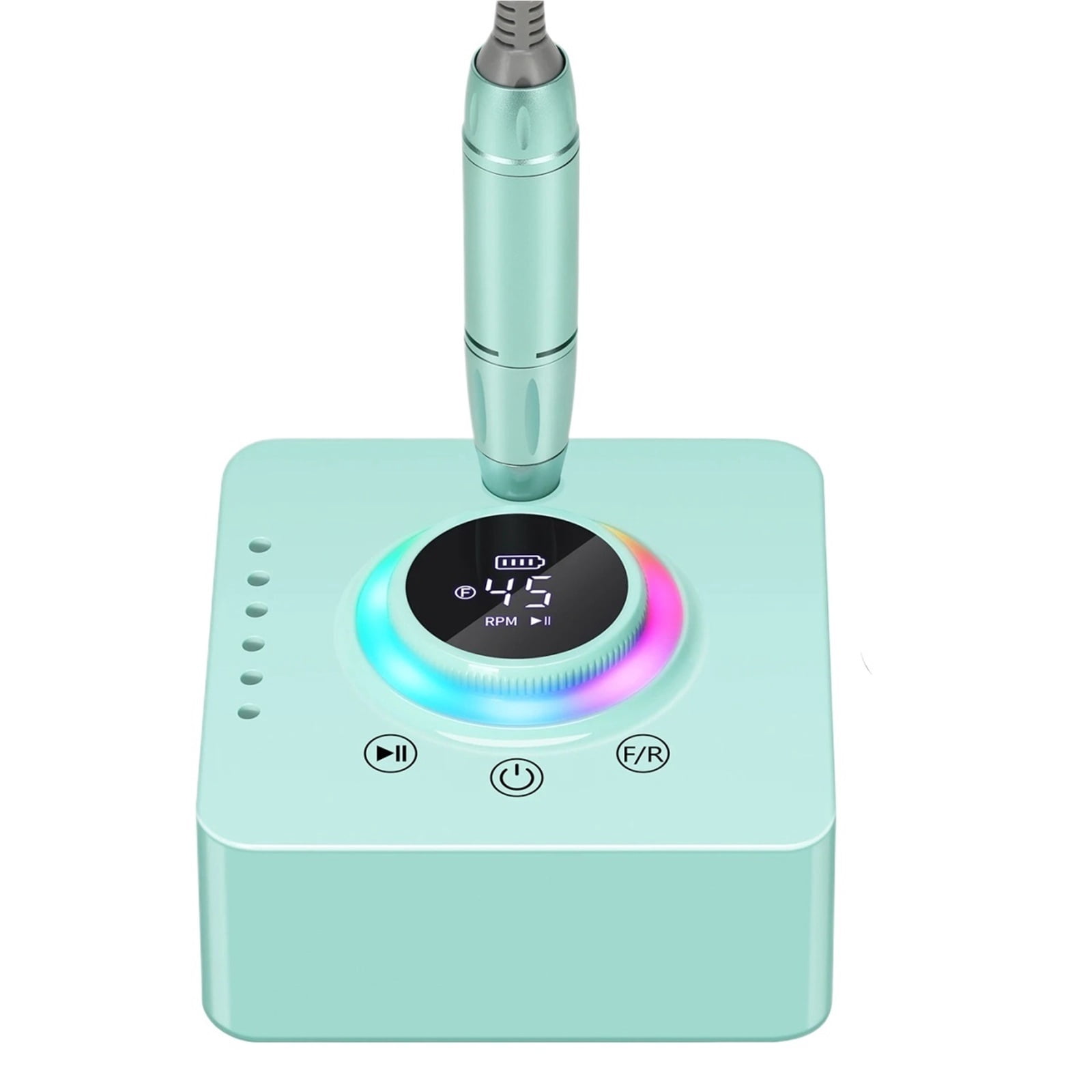 45000RPM Rechargeable Nail Drill Machine Nail Polish Polisher Electric Manicure Sander Low Noise Nail Salon Tools
