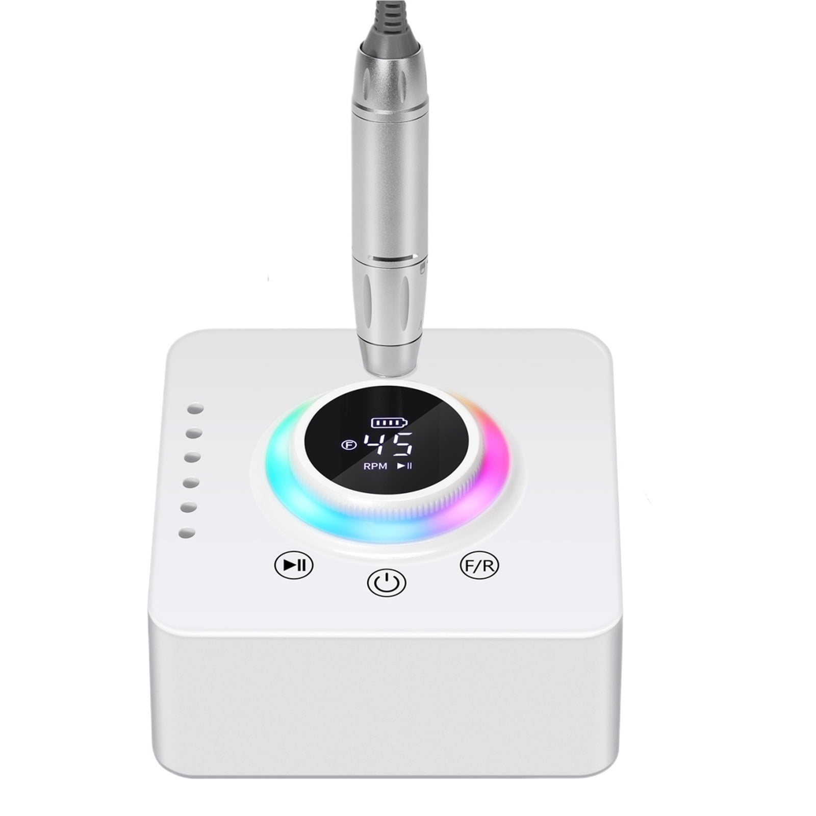 45000RPM Rechargeable Nail Drill Machine Nail Polish Polisher Electric Manicure Sander Low Noise Nail Salon Tools