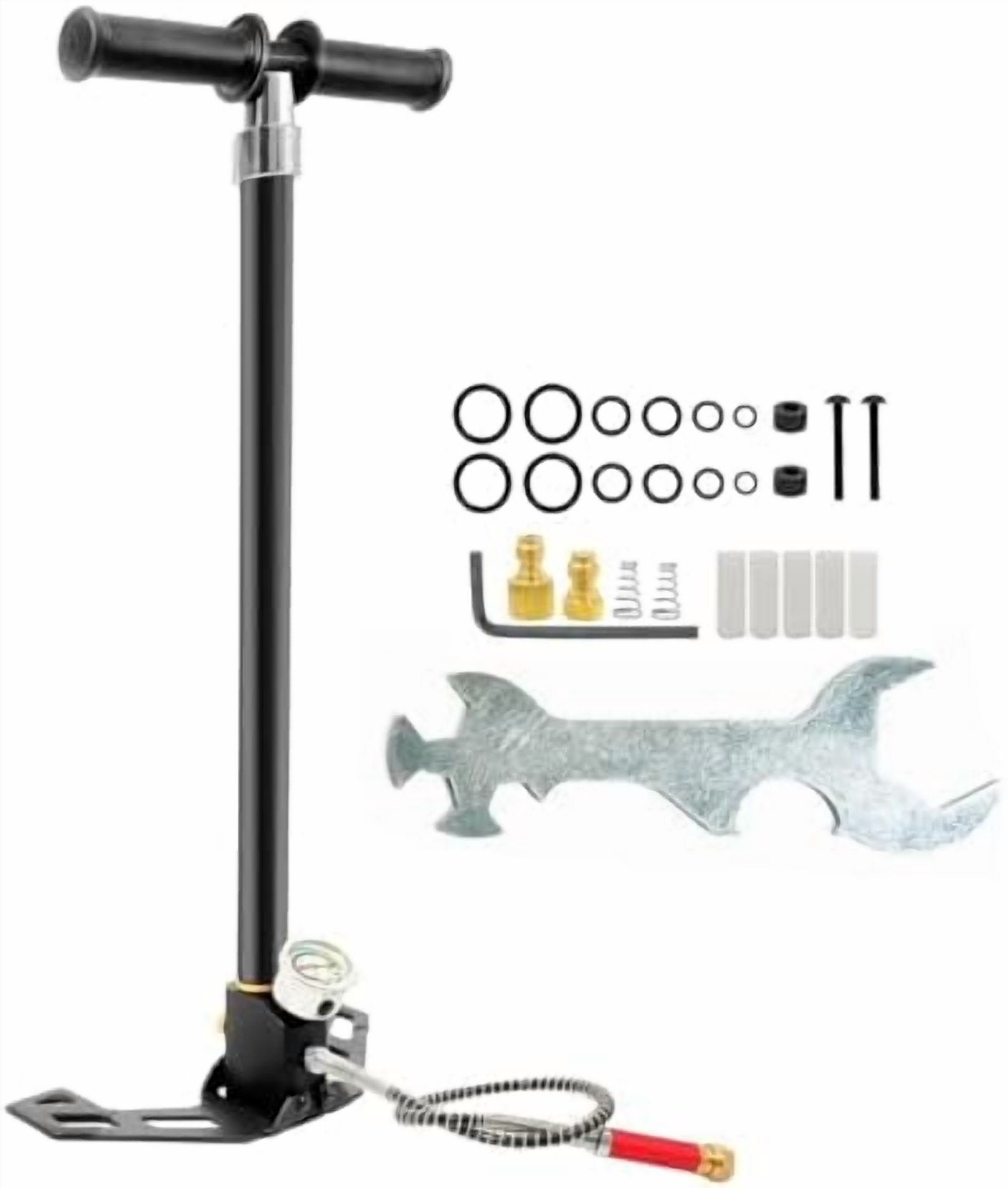 Hand Pumping Air Rifles 4500Psi 30Mpa 4-Stage PCP Hand Pump for Air Rifles, HPA Tanks ...