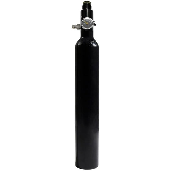 4500Psi PCP Paintball 0.38L 4500psi CE Approved Aluminum Cylinder with Paintball Regulator Regulator Gauge Output Pressure:2200psi-5/8-18NUF