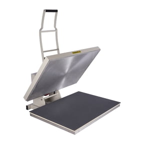 4500W Large Format Manual Heat Press Machine, 110V, No Plug, 24" x 32" Heat Plate, Grey