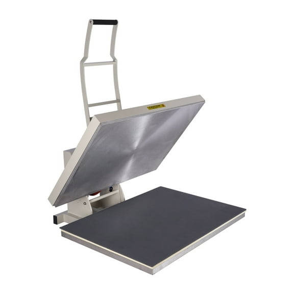 4500W Large Format Manual Heat Press Machine, 110V, No Plug, 24" x 32" Heat Plate, Grey