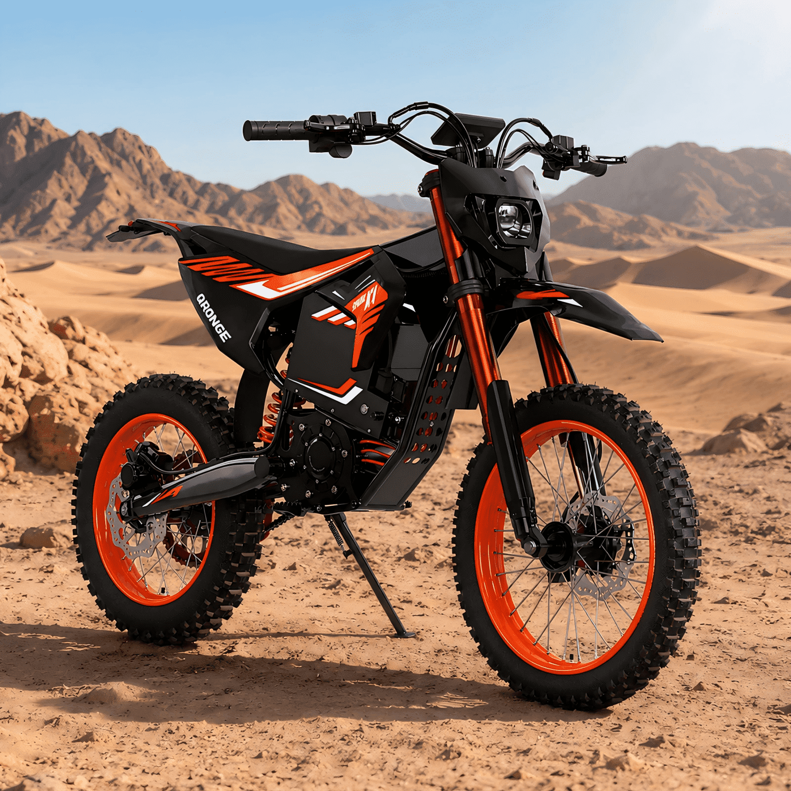 4500W Peak Electric Dirt Bike for Adults 60V 28.8AH Battery up to