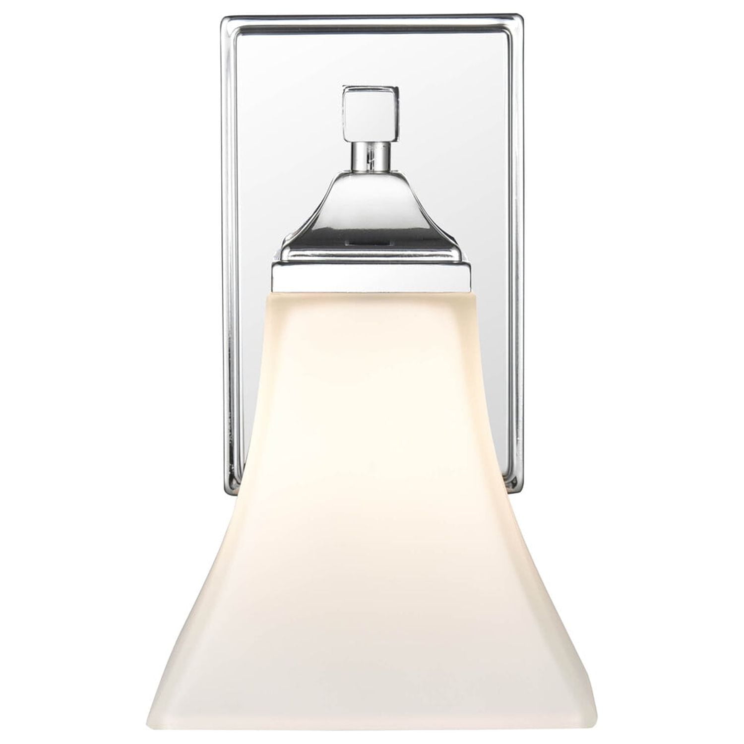 Sleek Chrome Outdoor Wall Sconce, 11.38" Direct Wired