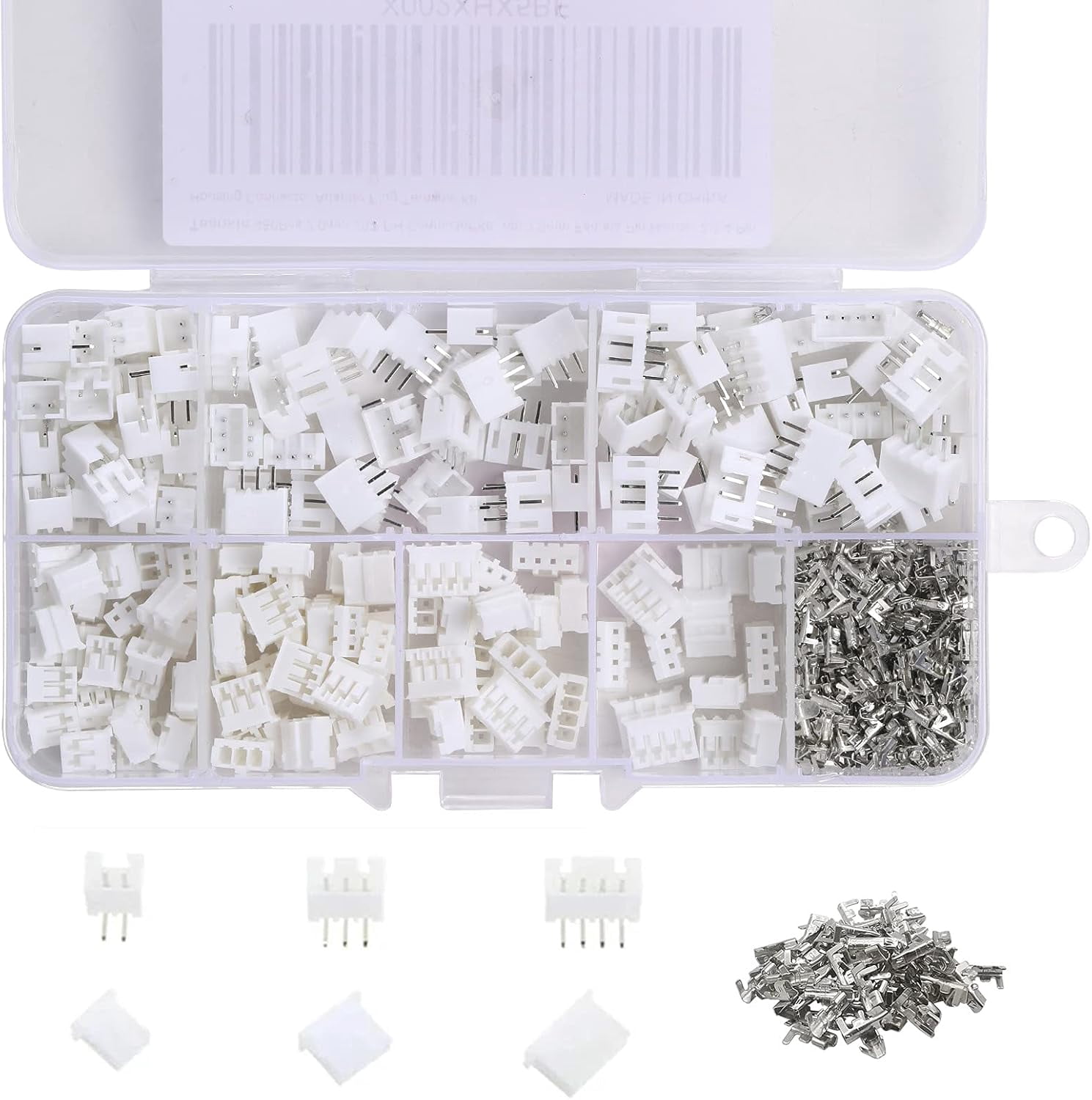 4502.0- connector kit, including 2.0mm male pin head 2/3/4 pin shell connector adapter plug terminal kit