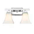 thumbnail image 1 of 4502-CH Millennium Lighting 2 Light Bath Vanity-9 Inch Tall and 14 Inch Wide-Chrome Finish, 1 of 5
