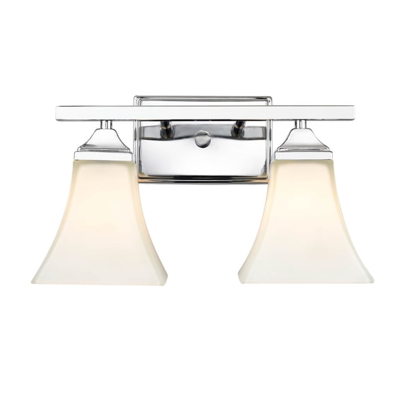 4502-CH Millennium Lighting 2 Light Bath Vanity-9 Inch Tall and 14 Inch Wide-Chrome Finish
