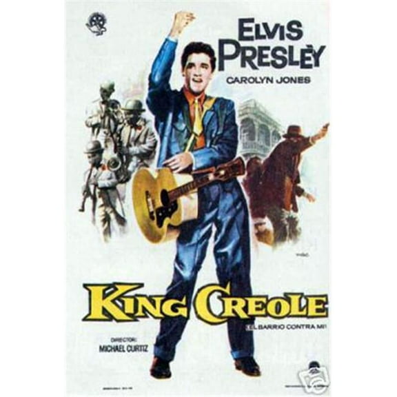 4505-12x18-LM King Creole Elvis Presley Poster