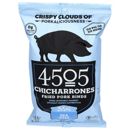 4505 - Chicharrones Sea Salt - Case of 12-2.5 OZ